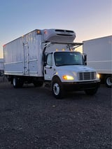 Truck dusk view
