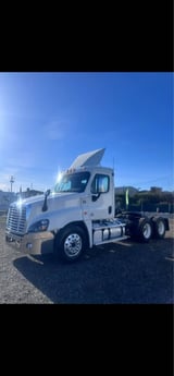 Truck angle view