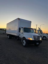 Truck sunset view